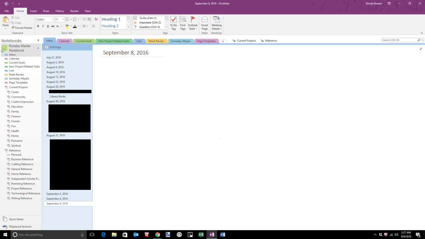 Getting Things Done With OneNote